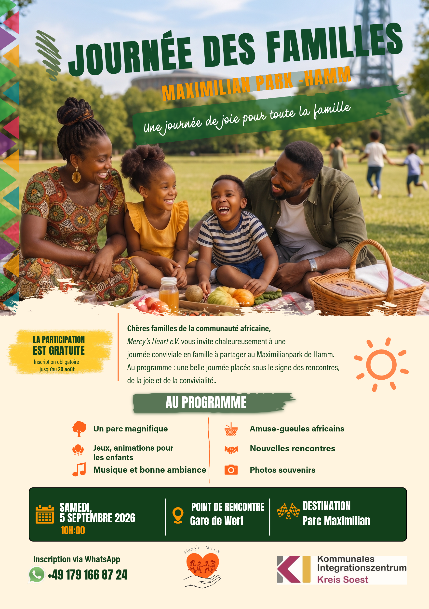 Flyer zum Familientag am 5. September 2026